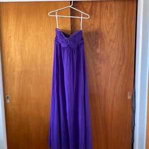 Worn once! David’s bridal dress size 10.